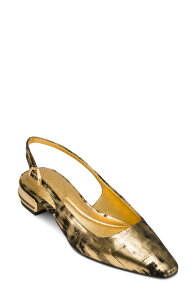 �_�i �L������ �j���[���[�N ���f�B�[�X �V���[�Y �q�[�� Donna Karanew York Savita Slingback Pump Black/ Gold �u���b�N