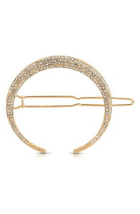 �G�e�B�J ���f�B�[�X �A�N�Z�T���[ Ettika Single Crescent Crystal Barrette GOLD �S�[���h