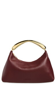 �}���T�[�K�u���G�� ���f�B�[�X �o�b�O ���U�[ Mansur Gavriel Rhea Metal Handleather Handbag CLARET