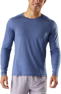 �X�}�[�g�E�[�� �����Y �g�b�v�X �V���c Smartwool Active Ultralight Long Sleeve Performance T-Shirt NIGHTFALL BLUE �u���[