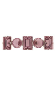 �G���E�G���N�\�� ���f�B�[�X �A�N�Z�T���[ L. Erickson Small Sienna Swarovski Crystal Barrette LT AMETHYST/ SILVER �V���o�[