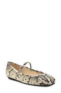 �i�C���E�F�X�g ���f�B�[�X �V���[�Y �p���v�X Nine West Classik Mary Jane Flat (Women) LIGHT NATURAL