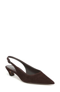 �T���G�f���}�� ���f�B�[�X �V���[�Y �q�[�� Sam Edelman Finch Slingback Pointed Toe Pump CAFE NOIR