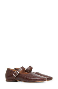 �}���T�[�K�u���G�� ���f�B�[�X �V���[�Y �p���v�X Mansur Gavriel Glove Mary Jane Flat (Women) CHOCOLATE �`���R���[�g