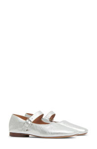 �}���T�[�K�u���G�� ���f�B�[�X �V���[�Y �p���v�X Mansur Gavriel Glove Mary Jane Flat (Women) SILVER �V���o�[