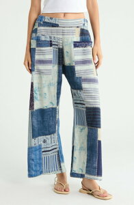 �t���[�s�[�v�� ���f�B�[�X �{�g���X �J�W���A���p���c ���C�h���b�O �W�[���Y Free People We The Free Symphony Patched Wide Leg Jeans RHYTHMS