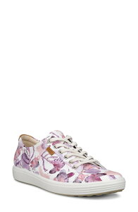 �G�R�[ ���f�B�[�X �V���[�Y �X�j�[�J�[ ECCO Soft 7 Sneaker White/ Multicolor �z���C�g