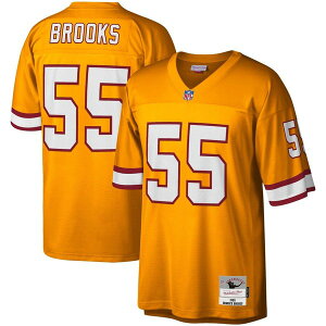 �~�b�`�F��&�l�X �����Y �g�b�v�X �V���c �W���[�W�[ Men's Mitchell & Ness Derrick Brooks Orange Tampa Bay Buccaneers Legacy Replica Jersey Orange �I�����W