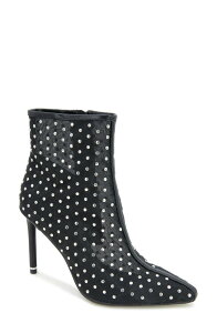 �P�l�X�R�[�� ���f�B�[�X �V���[�Y �u�[�c�E���C���u�[�c ���b�V�� Kenneth Cole Quincy Stud Mesh Bootie Black Mesh �u���b�N
