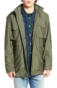 �A���t�@�C���_�X�g���[�Y �����Y �A�E�^�[ �W���P�b�g�E�u���]�� Alpha Industries M-65 Field Jacket OLIVE �I���[�u