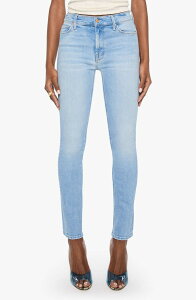 �}�U�[ ���f�B�[�X �{�g���X �f�j���p���c �X�g���[�g �W�[���Y MOTHER The Dazzler Mid Rise Slim Straight Leg Jeans DERBY DOLL