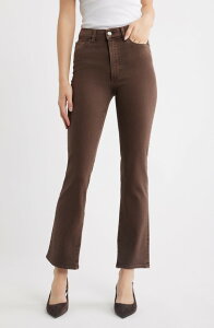 �f�B�[�G�� 1961 ���f�B�[�X �{�g���X �f�j���p���c �W�[���Y DL1961 Halle Straight High Rise Instasculpt Jeans BROWNSTONE