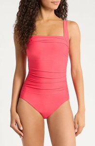 �~���N���X�[�c ���f�B�[�X �g�b�v�X �����s�[�X Miraclesuit Rock Solid Polaris Underwire One-Piece Swimsuit PAPAYA