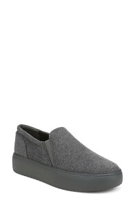 �o�C�I�j�b�N ���f�B�[�X �V���[�Y �X�j�[�J�[ �v���b�g�t�H�[�� Vionic Ellen Slip-On Platform Sneaker (Women) DARK GREY WOOL �O���[