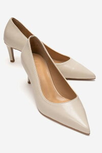�v�����[�O�V���[�Y ���f�B�[�X �p���v�X Prologue Shoes Velmira Stiletto Pump Ecru �G�N����