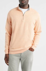 �s�[�^�[�E�~���[ �����Y �A�E�^�[ �p�[�J�[�E�X�E�F�b�g �n�[�t�W�b�v Peter Millar Comfort Interlock Quarter Zipullover Cosmic Peach �s�[�`