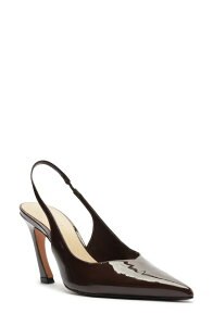 �V���b�c ���f�B�[�X �V���[�Y �q�[�� Schutz Lexi Pointed Toe Slingback Pump Chestnut Brown �u���E��