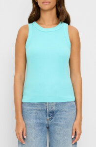 �}�C�P���X�^�[�Y ���f�B�[�X �g�b�v�X �V���c �R�b�g�� Michael Stars Gina Cotton & Modal Rib Tank ARUBA