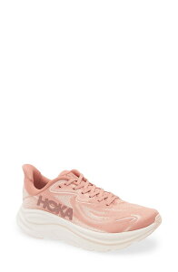 �z�J�I�l�I�l ���f�B�[�X �V���[�Y �X�j�[�J�[ HOKA Clifton 10 Running Shoe Blush / Rose Latte �u���b�V��