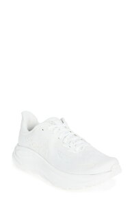 �z�J�I�l�I�l ���f�B�[�X �V���[�Y �X�j�[�J�[ HOKA Clifton 10 Running Shoe White / White �z���C�g
