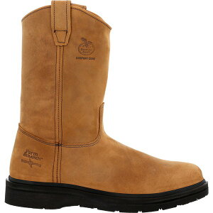 �W���[�W�u�[�c �����Y �V���[�Y �u�[�c�E���C���u�[�c Georgia Boot Farm And Ranch Pull On Work Boot Mississippi Tan �^��
