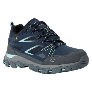 ���K�b�^ ���f�B�[�X �V���[�Y �X�j�[�J�[ Regatta Holcombe Iii Lowalking Shoes (Women) Navy and Aruba Blue �l�C�r�[