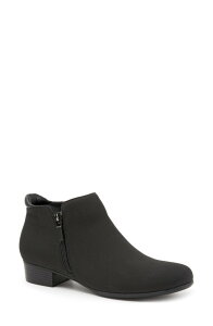 �g���b�^�[�Y ���f�B�[�X �V���[�Y �u�[�c�E���C���u�[�c Trotters Major Bootie Black Fabric �u���b�N