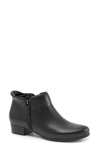 �g���b�^�[�Y ���f�B�[�X �V���[�Y �u�[�c�E���C���u�[�c Trotters Major Bootie Black Leather �u���b�N