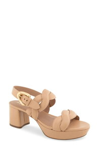 �G�A���\�[���Y ���f�B�[�X �V���[�Y �T���_�� �v���b�g�t�H�[�� Aerosoles Camea Platform Sandal Beige Bisque Leather �x�[�W��