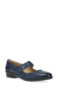 �_���X�R ���f�B�[�X �V���[�Y �q�[�� Dansko Collette Mary Jane Pump Navy Burnished Nubuck �l�C�r�[