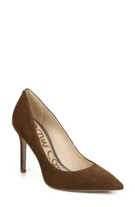 �T���G�f���}�� ���f�B�[�X �V���[�Y �p���v�X Sam Edelman Hazel Pointed Toe Pump Chocolate Suede �`���R���[�g