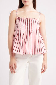 �y�^���A���h�p�b�v ���f�B�[�X �g�b�v�X �V���c Petal & Pup Dulce Stripe Babydoll TopINK STRIPE �s���N
