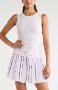 �[�� ���f�B�[�X �g�b�v�X �V���c �M���U�[ Zella Breathe Ruched Tank PURPLE HUSH �p�[�v��