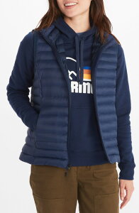�}�[���b�g ���f�B�[�X �A�E�^�[ �W���P�b�g�E�u���]�� �x�X�g Marmot Echo Featherless Vest Arctic Navy �l�C�r�[