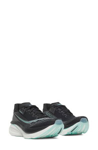 �T�b�J�j�[ ���f�B�[�X �V���[�Y �X�j�[�J�[ Saucony Endorphin Azura Running Shoe Black/ Aqua �u���b�N