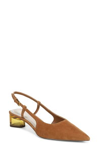 �T���g�o�C�t�����R�T���g ���f�B�[�X �V���[�Y �q�[�� SARTO by Franco Sarto Amelie Slingback Pointed Toe Pump Saddle