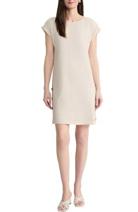 �W���[���Y�j���[���[�N ���f�B�[�X �{�g���X �J�W���A���p���c �v�` ���l�� Jones New York Side Button Linen Blend Shift Dress (Petite Regular) NATURAL STONE �X�g�[��