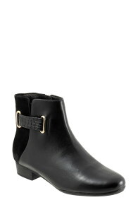 �g���b�^�[�Y ���f�B�[�X �V���[�Y �u�[�c�E���C���u�[�c Trotters Maxwell Bootie Black/ Black Suede �u���b�N