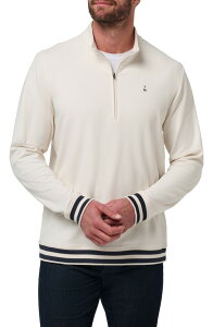 �g���r�X�}�q���[ �����Y �A�E�^�[ �p�[�J�[�E�X�E�F�b�g �n�[�t�W�b�v TravisMathew Happier Hour Quarter Zip Top Birch