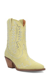 �f�B���S ���f�B�[�X �V���[�Y �u�[�c�E���C���u�[�c Dingo Tiny Pony Rhinestone Western Boot Lime ���C��