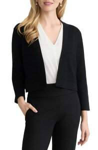 �W���[���Y�j���[���[�N ���f�B�[�X �A�E�^�[ �p�[�J�[�E�X�E�F�b�g �v�` Jones New Yorkissing Frog Shrug (Petite Regular) JONES BLACK �u���b�N