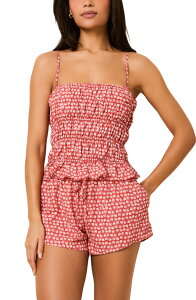 �\���b�h �A���h �X�g���C�v ���f�B�[�X �g�b�v�X �V���c �v�����g Solid & Striped The Delilah Print Camisole SHELL PRINT