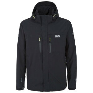 �g���X�p�X �����Y �A�E�^�[ �W���P�b�g�E�u���]�� Trespass Oswalt Dlx Waterproof Jacket Black �u���b�N