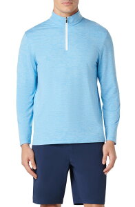 �u�K�b�` �����Y �A�E�^�[ �p�[�J�[�E�X�E�F�b�g �n�[�t�W�b�v Bugatchi Quarter Ziperformance Pullover Azure