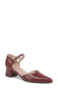�i�`�����C�U�[ ���f�B�[�X �V���[�Y �q�[�� �A���N�� Naturalizer Maddox Ankle Strapointed Toe Pump Cranberry Red ���b�h