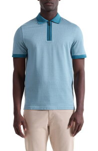 �u�K�b�` �����Y �g�b�v�X �|���V���c �n�[�t�W�b�v Bugatchi Quarter Zipolo Teal �e�B�[��