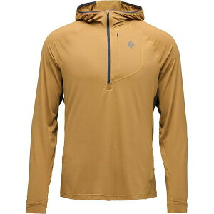 �u���b�N�_�C�������h �����Y �g�b�v�X �V���c �p�[�J�[ Black Diamond Alpenglow Pro Hoodie - Men's Flax