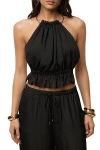 �W�F�C���b�N�X���[�x�� ���f�B�[�X �g�b�v�X �V���c �z���^�[ JLUXLABEL Moonlit Coast Halter Top Black �u���b�N