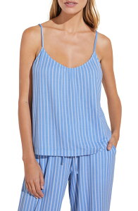 �G�o�[�W�F�C ���f�B�[�X �A���_�[�E�F�A �i�C�g�E�F�A �v�����g �p���c Eberjey Gisele Printed Camisole Pants Pajamas Nordic Stripes Blue/Ivory �A�C�{���[