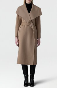�}�b�J�[�W�� ���f�B�[�X �A�E�^�[ �R�[�g �E�[�� Mackage Mai Woolong Wrap Coat LIGHT CAMEL �L������